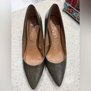Calvin Klein Women's Green Heels